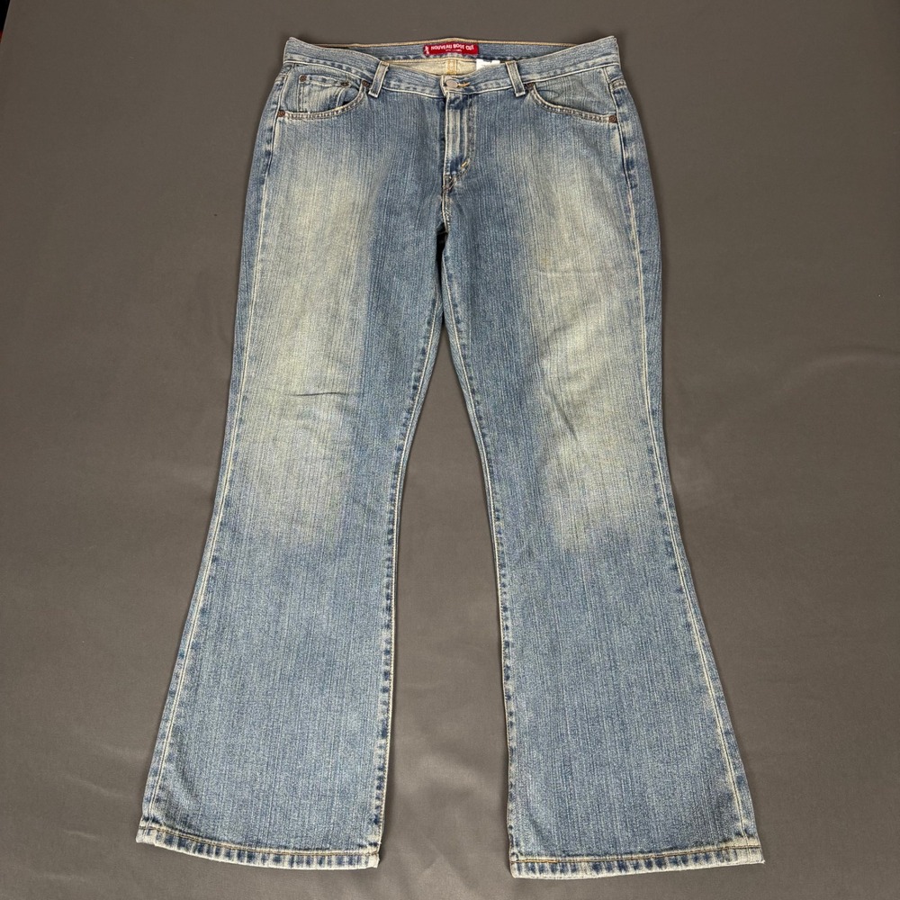 Levi's 515 Nouveau Boot Cut Jeans Women 14 Blue Low Rise 100% Cotton VTG Y2K